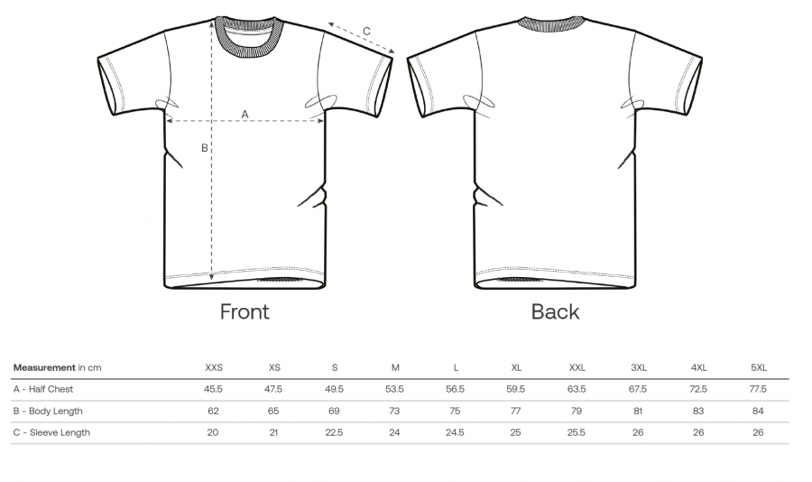 stanley stella size table creator